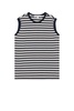 Stripe Sleeveless Tee