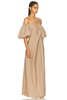 Reyna Tie Front Column Dress