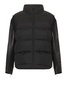 Leather Sleeve Puffer Blouson