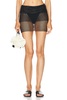 Gal Corchet Mini Skirt