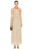 Mabeline Metallic Knit Gown