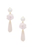 Freshwater Pearl & Rose Quartz Earring