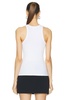 Payette Flower Brooch Rib Tank Top