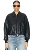 Frida Vegan Leather Bomber Jacket