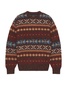 Crew Fair Isle Pattern 3g Sweater