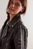 We The Free Moya Leather Biker Jacket