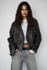 We The Free Moya Leather Biker Jacket