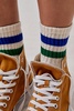 Retro Shortie Crew Socks