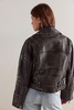 We The Free Moya Leather Biker Jacket