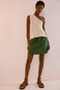 Streetside Cotton-Linen Mini Skirt