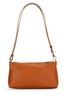 Caramel leather Lucia shoulder bag