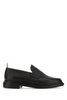 Thom Browne Man Black Leather Loafers