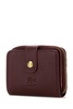 Burgundy leather wallet