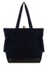 Midnight blue canvas shopping bag