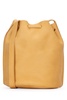 Mustard leather Silvia bucket bag