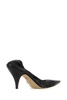 Black leather Liisa pumps