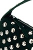 Bottle green suede small Elena handbag