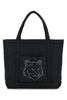 Black Nylon Medium Shopping Bag