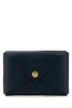 Navy blue leather Sovana card holder