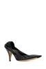 Black leather Liisa pumps