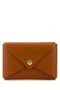 Orange leather Sovana card holder