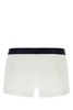 White stretch cotton boxer