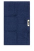 Navy blue terry guest towel