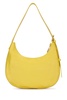 Yellow leather shoulder bag