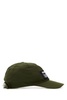 Army green polyester blend baseball cap