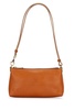 Caramel leather Lucia shoulder bag