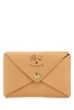 Peach leather Sovana card holder