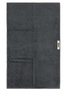 Charcoal terry towel