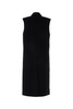 Black wool blend Deanna sleeveless coat