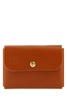 Caramel leather coin purse