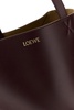 Loewe Man Plum Leather Large Puzzle Fold Shopping Bag