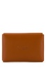 Orange leather Sovana card holder