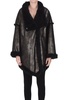 Eco-shearling coat