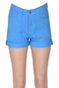 Linen and cotton shorts