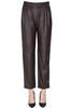 Tauro eco-leather trousers