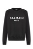 BALMAIN Signature Print Crewneck Sweatshirt