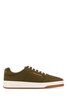 SAINT LAURENT Military Green Canvas Low-Top Sneakers