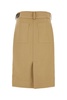 Bottega Veneta Woman Beige Cotton Skirt