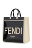 Fendi Woman Two-Tone Canvas Medium Sunshine Shopping Bag