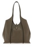 Dove Grey Leather Mini T Timeless Shoulder Bag