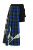 Half Kilt Skirt In Check