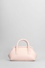 Shoulder Bag In Rose-pink Leather