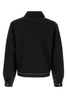 Black Stretch Polyester Blend Jacket