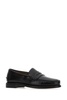 Black Leather Classic Dan Loafers