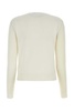 Ivory Stretch Cashmere Blend Sweater