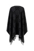 Embroidered Cashmere Reversible Cape